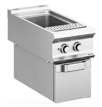 MBM Italy Pastakoker | DOMINA PRO 900 | Elektrisch | 40L | 9kW (400V) | Vulkraan + Aftapkraan | 400x900x580(h)mm