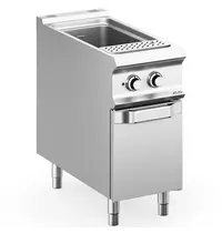 MBM Italy Pastakoker | DOMINA PRO 900 | Elektrisch | 40L | 9kW (400V) | Vulkraan + Aftapkraan | 400x900x850(h)mm