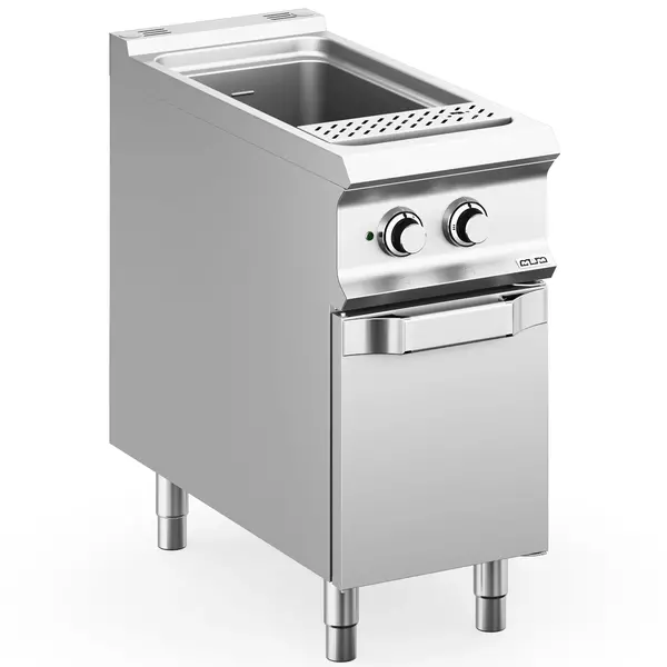 Pastakoker | DOMINA PRO 900 | Elektrisch | 40L | 9kW (400V) | Vulkraan + Aftapkraan | 400x900x850(h)mm