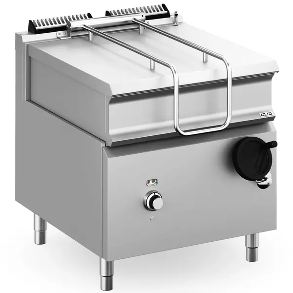 Kantelbare Braadpan | DOMINA PRO 900 | Elektrisch | 80L | 50°C/300°C | 12kW (400V) | Vulkraan | 800x900x850(h)mm