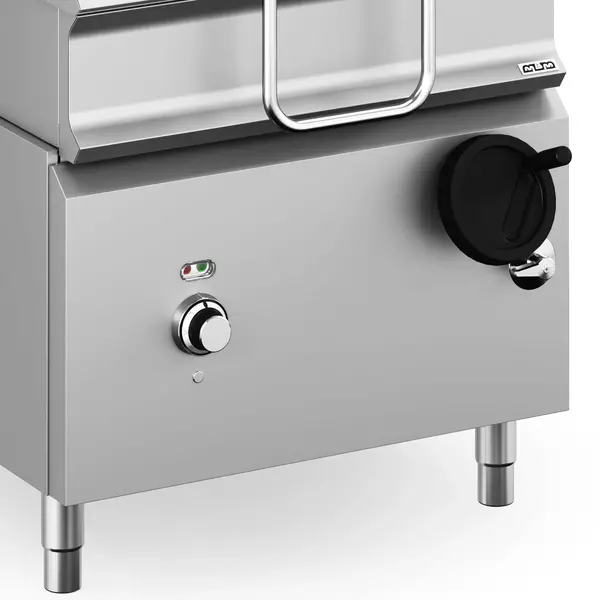 Kantelbare Braadpan | DOMINA PRO 900 | Elektrisch | 80L | 50°C/300°C | 12kW (400V) | Vulkraan | 800x900x850(h)mm