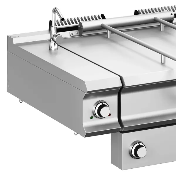 Kantelbare Braadpan | DOMINA PRO 900 | Elektrisch | 80L | 50°C/300°C | 12kW (400V) | Vulkraan | 1200x900x250(h)mm