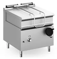 MBM Italy Kantelbare Braadpan | DOMINA PRO 900 | Gas | 80L | 90°C/320°C | 20kW | Vulkraan (230V) | 800x900x850(h)mm