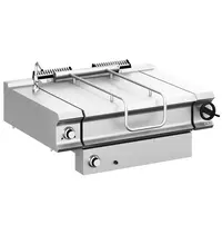 MBM Italy Kantelbare Braadpan | DOMINA PRO 900 | Gas | 80L | 90°C/320°C | 21kW | Vulkraan (230V) | 1200x900x250(h)mm 