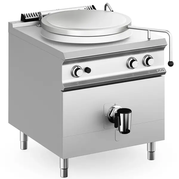 Kookketel | DOMINA PRO 900 | Gas | 150L | Directe Verhitting | 21kW | Piëzo Ontsteking | Vulkraan (Warm/Koud) + Aftapkraan | 800x900x850(h)mm