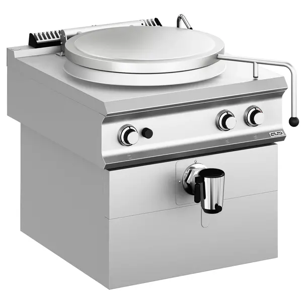 Kookketel | DOMINA PRO 900 | Gas | 100L | Directe Verhitting | 21kW | Piëzo Ontsteking | Vulkraan (Warm/Koud) + Aftapkraan | 800x900x580(h)mm