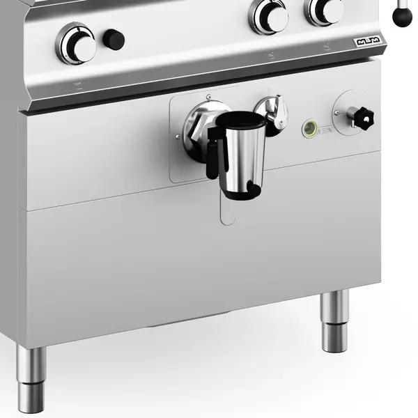 Kookketel | DOMINA PRO 900 | Gas | 100L | Indirecte Verhitting | 21kW | Piëzo Ontsteking | Vulkraan (Warm/Koud) + Aftapkraan | 800x900x850(h)mm