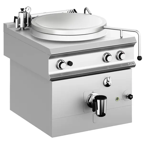 Kookketel | DOMINA PRO 900 | Gas | 150L | Indirecte Verhitting | 21kW | Piëzo Ontsteking | Vulkraan (Warm/Koud) + Aftapkraan | 800x900x700(h)mm