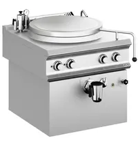 MBM Italy Kookketel | DOMINA PRO 900 | Elektrisch | 100L | Indirecte Verhitting | 14.4kW (400V) | Vulkraan (Warm/Koud) + Aftapkraan | 800x900x580(h)mm