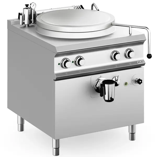 Kookketel | DOMINA PRO 900 | Elektrisch | 100L | Indirecte Verhitting | 14.4kW (400V) | Vulkraan (Warm/Koud) + Aftapkraan | 800x900x850(h)mm