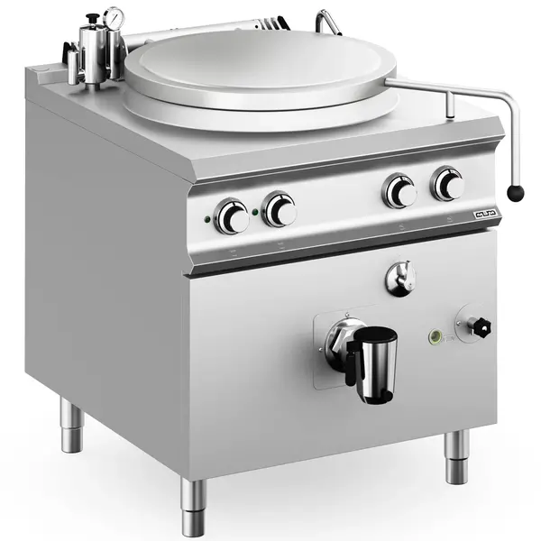 Kookketel | DOMINA PRO 900 | Elektrisch | 150L | Indirecte Verhitting | 14.4kW (400V) | Vulkraan (Warm/Koud) + Aftapkraan | 800x900x850(h)mm