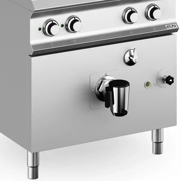 Kookketel | DOMINA PRO 900 | Elektrisch | 150L | Indirecte Verhitting | 14.4kW (400V) | Vulkraan (Warm/Koud) + Aftapkraan | 800x900x850(h)mm