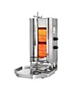 Potis Dönergrill | SERIE MU | Gas | 2 Branders | 7kW (2x 3.5kW) | Max. 30kg | Rotatiemotor Onder (Achter) | 500x650x830(h)mm 