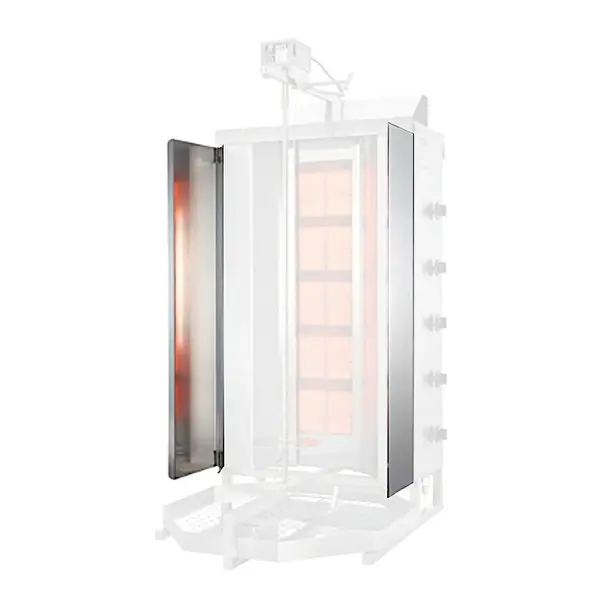 Zijscherm (Rechts) | Potis Dönergrills (MU GD5) | RVS