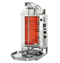 Potis Dönergrill | STANDARD | Elektrisch | 4 Elementen (Keramisch) | 5.2kW (400V) | Max. 30kg | Rotatiemotor Boven | 500x650x920(h)mm 