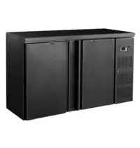 CombiSteel Barkoelkast | STANDARD LINE | 350L | Zwart | 0°C/+10°C | Geforceerd | Draaideuren | 1462x513x860(h)mm 