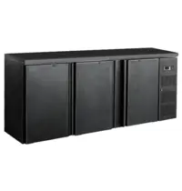 CombiSteel Barkoelkast | STANDARD LINE | 537L | Zwart | 0°C/+10°C | Geforceerd | Draaideuren | 2002x513x860(h)mm 