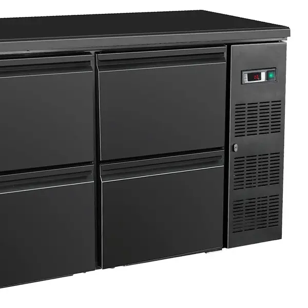 Barkoelkast | STANDARD LINE | 537L | Zwart | 0°C/+10°C | Geforceerd | 6 Laden | 2002x513x860(h)mm