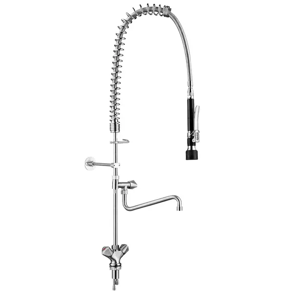 Voorspoeldouche | Flexibele Hals | Zwenkkraan | Mengkraan | 1-Gats | 390x975(h)mm