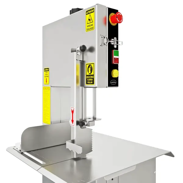 Beenderzaag | RVS | Werkoppervlak 700x650 | Werkhoogte 350 | 1.1kW (230V) | 670x620x1150(h)mm
