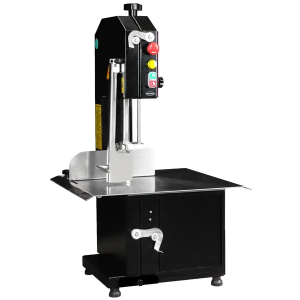 Beenderzaag | Zwart | Werkoppervlak 700x650 | Werkhoogte 350 | 1.1kW (230V) | 670x620x1150(h)mm