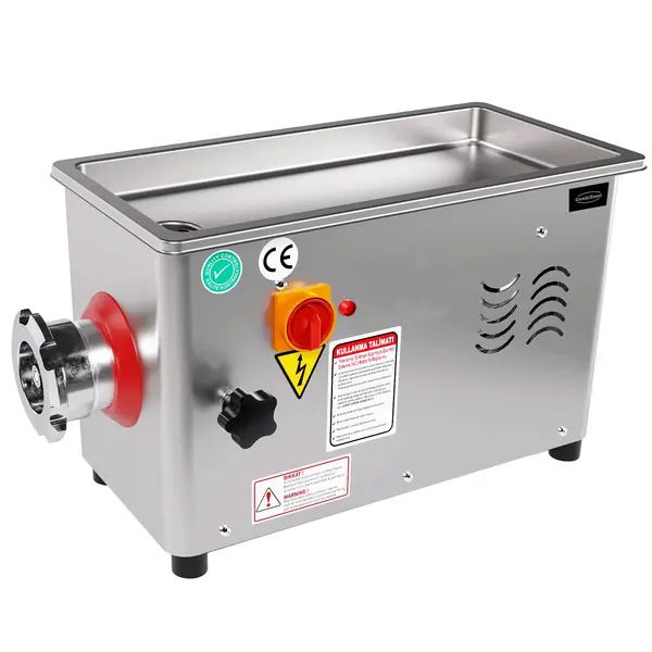 Vlees-/Gehaktmolen | Mes N°12 (Ø120mm) | 90kg/u | Vaste Kop | 0.55kW (230V) | 310x650x400(h)mm