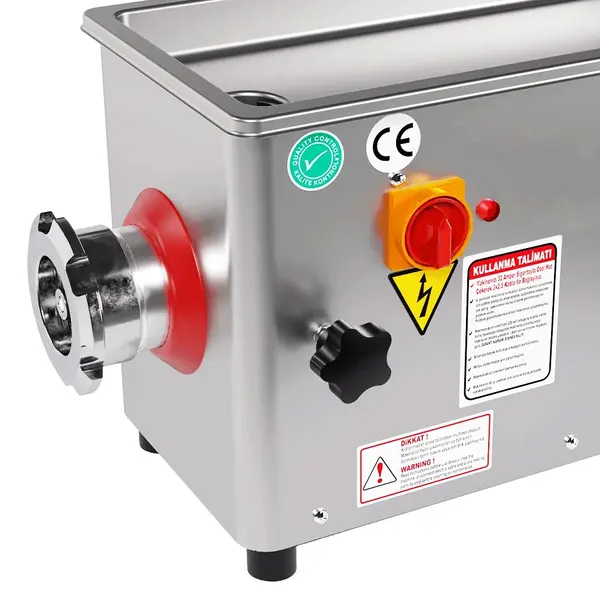 Vlees-/Gehaktmolen | Mes N°12 (Ø120mm) | 90kg/u | Vaste Kop | 0.55kW (230V) | 310x650x400(h)mm