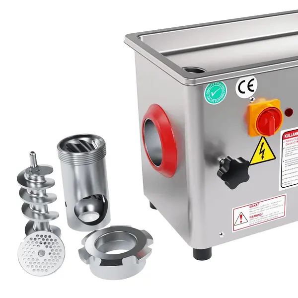 Vlees-/Gehaktmolen | Mes N°12 (Ø120mm) | 90kg/u | Verwijderbare Kop | 0.55kW (230V) | 310x650x400(h)mm