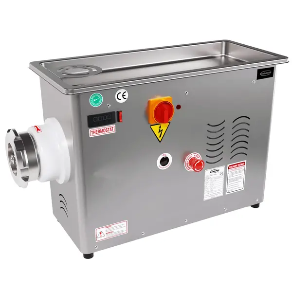Vlees-/Gehaktmolen | Mes N°32 (Ø320mm) | 750kg/u | Vaste Kop (Gekoeld) | 3kW (230V) | 390x870x570(h)mm