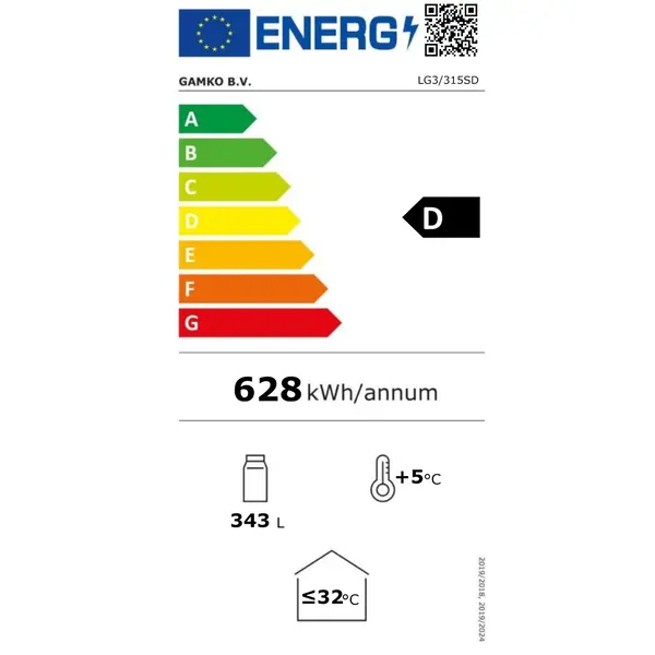 Barkoelkast | MAXIGLASS | 371L | Antracietgrijs | +2°C/+18°C | Geforceerd | Schuifdeuren | 1350x576x840/850(h)mm