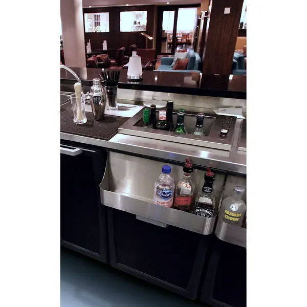 Inbouw-Flessenvriezer | VKHC-LINE | Gekoelde Kuip (10x 1L) | -15°C/0°C | Statisch | 458x373x490(h)mm