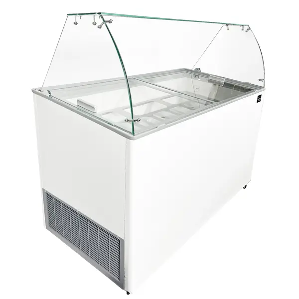 Schepijsvitrine | JAVA | Energiezuinig | 355L | 8x 5L | -14°C/-24°C | Statisch | Gekoelde Reserve | Wielen | 1184x727x1229(h)mm