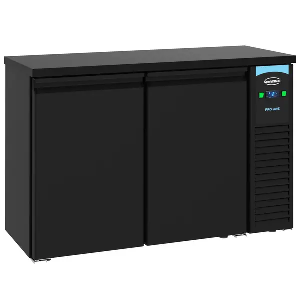 Barkoelkast | PRO LINE | 320L | Zwart | -2°C/+8°C | Geforceerd | Draaideuren | 1380x550x950(h)mm