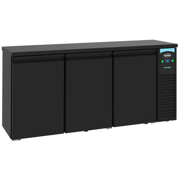 Barkoelkast | PRO LINE | 500L | Zwart | -2°C/+8°C | Geforceerd | Draaideuren | 1940x550x950(h)mm