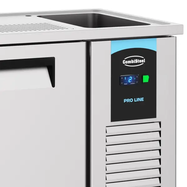 Vatenkoeler | PRO LINE | RVS | 2 Deuren | -2°C/+8°C | Geforceerd | Spoelbak (Rechts) | 1550x700x950(h)mm