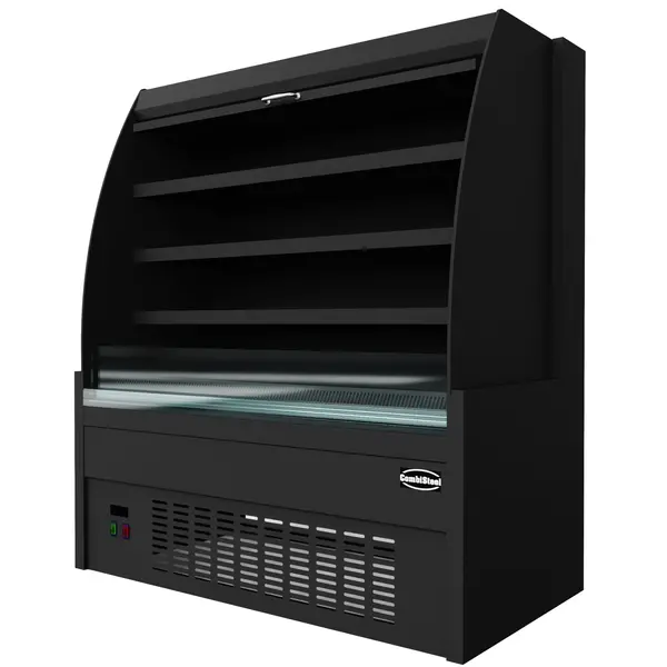 Wandkoeling | Zwart | +2°C/+8°C | Geforceerd | 4 Schappen | 1.29kW | Intern Nachtgordijn | 1300x660x1500(h)mm