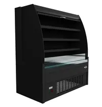 CombiSteel Wandkoeling | Zwart | +2°C/+8°C | Geforceerd | 4 Niveaus | Intern Nachtgordijn | 1000x660x1500(h)mm