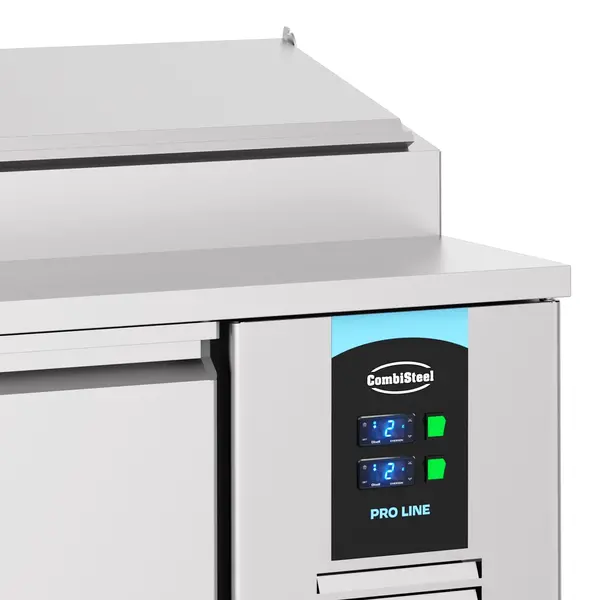Saladette | PRO LINE | 474L | 3 Deuren (1/1 GN) | Boven 10x 1/3 GN (Deksel) | -2°C/+8°C | Geforceerd | 1865x700x1090(h)mm