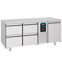 CombiSteel Koelwerkbank | ENERGY LINE | Energiezuinig | 474L | 1 Deur + 4 Laden (1/1 GN) | -2°C/+8°C | Geforceerd | 1785x700x850(h)mm