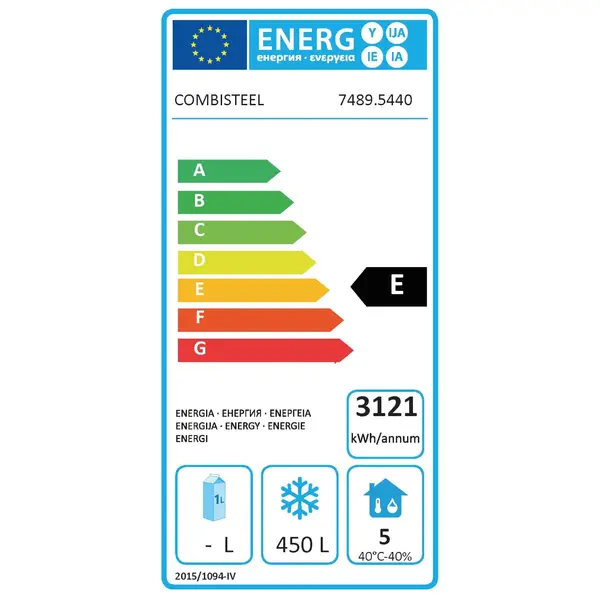 Inrijvrieskast | PRO LINE | 700L (2/1 GN) | RVS | -10°C/-20°C | Geforceerd | 910x1210x2210(h)mm