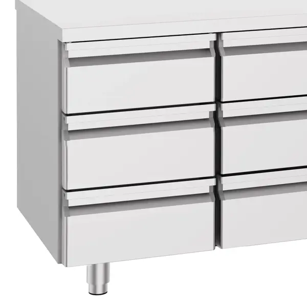 Koelwerkbank | ENERGY LINE | 632L | 12 Laden (1/1 GN) | -2°C/+8°C | Geforceerd | 2330x700x850(h)mm
