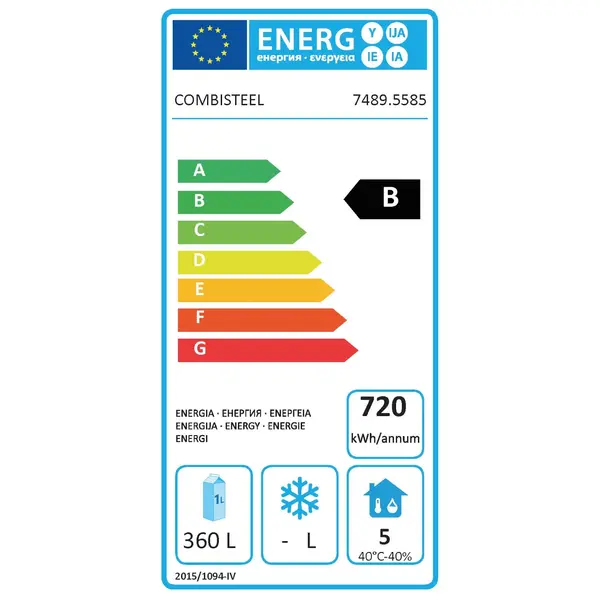 Koelwerkbank | ENERGY LINE | 632L | 12 Laden (1/1 GN) | -2°C/+8°C | Geforceerd | 2330x700x850(h)mm