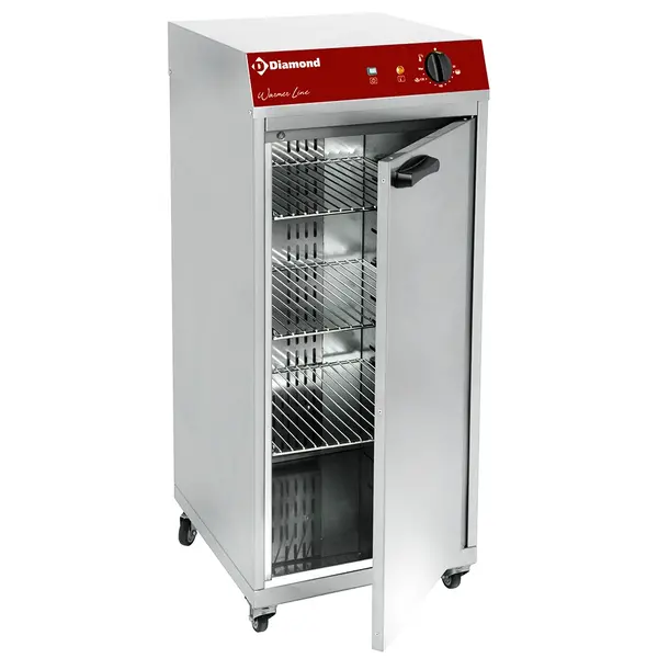 Bordenwarmer | WARMER LINE | 60 Borden (Ø340) | 50°C/130°C | Geventileerd | 425x460x925(h)mm