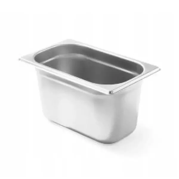 GN-Bak | BudgetLine | RVS | 1/4 GN | Hoogte 150mm | 265x162x150(h)mm