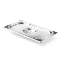 HENDI GN-Deksel | ProfiLine | RVS | 1/3 GN | Handgreep | Lepeluitsparing