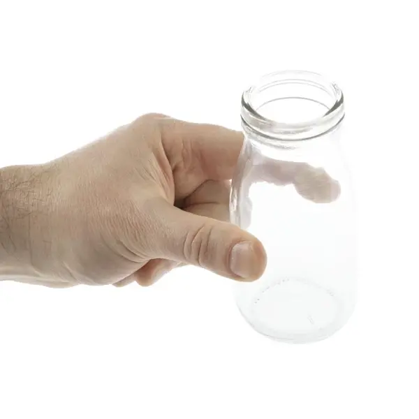 Mini Melkflessen | Glas | 20cl | 12 Stuks | Ø59x125(h)mm