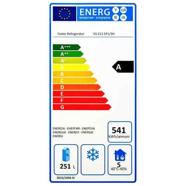 Koelwerkbank | EcoPro | Energiezuinig | 435L | 2 Deuren + 2 Laden (1/1 GN) | +1°C/+4°C | Geforceerd | Touchscreen | Wielen (Geremd) | 1815x700x865(h)mm