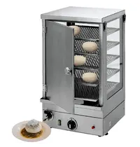 Neumärker Dumplingstomer | RVS | 5 Niveaus | 30°C/110°C | 1.8kW (230V) | Aftapkraan | 400x400x680(h)mm 