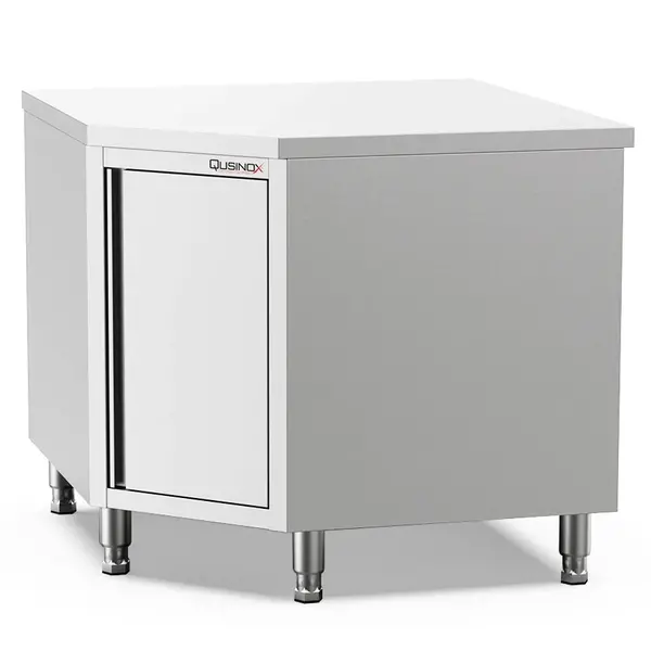 Hoekwerkbank | 600 LINE | RVS | Draaideur | 1000x1000x900(h)mm