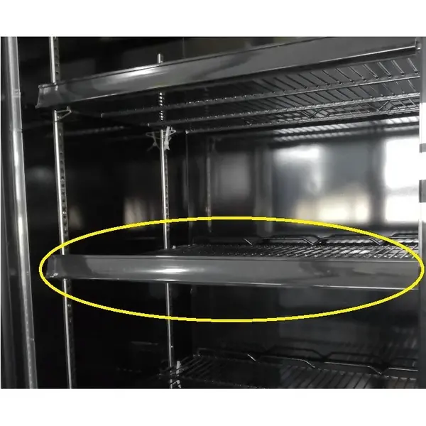 Prijskaarthouder (Links/Rechts) | CombiSteel Koelkasten COM-7526.01XX | Zwart